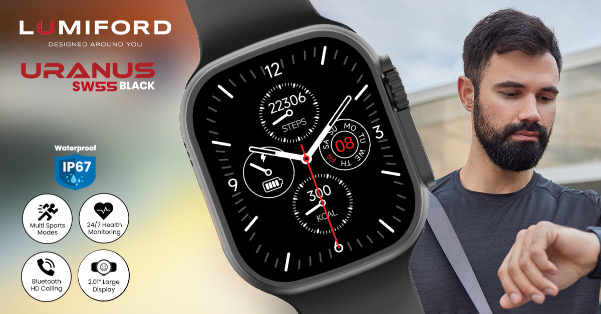 Your Ultimate Fitness Ally: Discover The LUMIFORD GoFash URANUS Professional Fitness Smartwatch